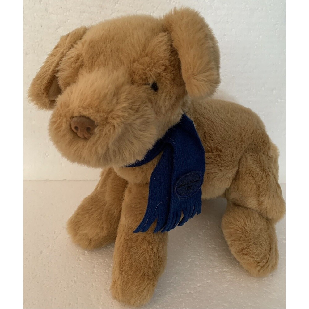 Eddie Bauer Gund Golden Retriever Dog 16" Plush Stuffed Animal Realistic Scarf